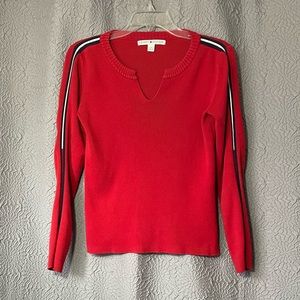 Red Long Sleeve Tommy Hilfiger Top